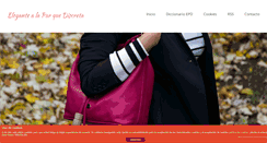 Desktop Screenshot of elegantealaparquediscreta.com