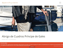 Tablet Screenshot of elegantealaparquediscreta.com